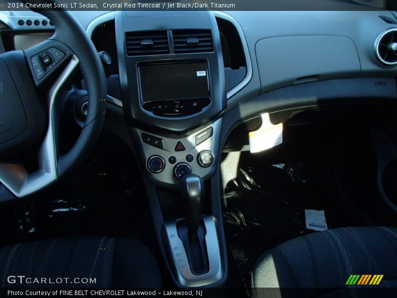Crystal Red Tintcoat / Jet Black/Dark Titanium 2014 Chevrolet Sonic LT Sedan