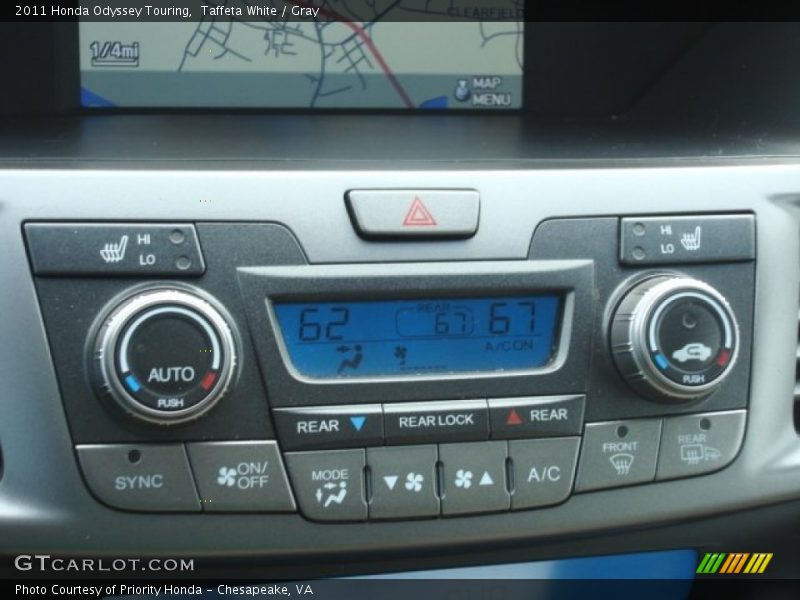 Taffeta White / Gray 2011 Honda Odyssey Touring