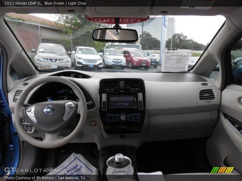 Blue Ocean / Light Gray 2011 Nissan LEAF SL