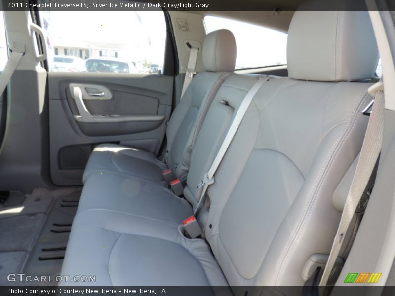 Silver Ice Metallic / Dark Gray/Light Gray 2011 Chevrolet Traverse LS