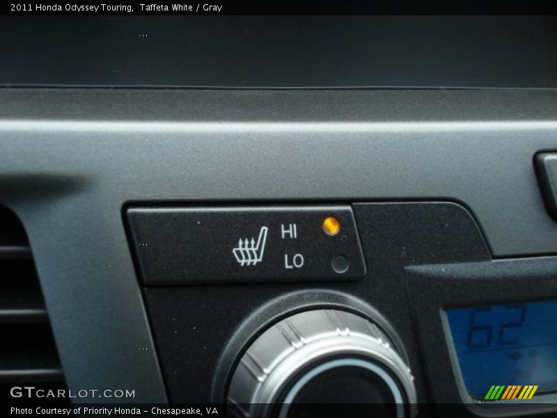 Taffeta White / Gray 2011 Honda Odyssey Touring