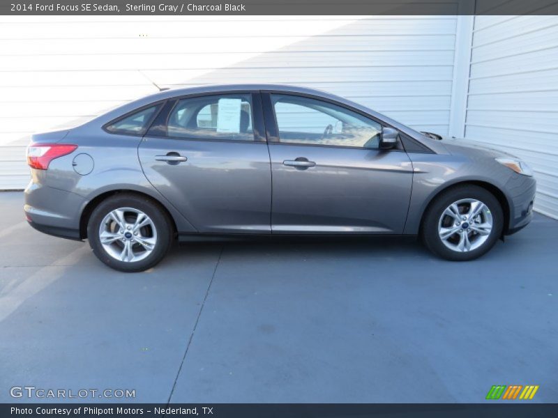 Sterling Gray / Charcoal Black 2014 Ford Focus SE Sedan