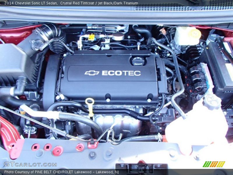 Crystal Red Tintcoat / Jet Black/Dark Titanium 2014 Chevrolet Sonic LT Sedan
