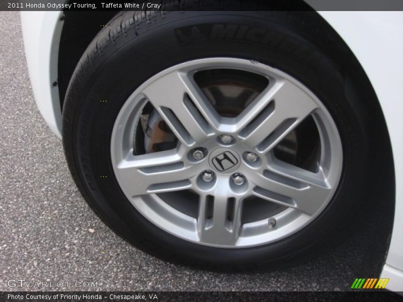 Taffeta White / Gray 2011 Honda Odyssey Touring