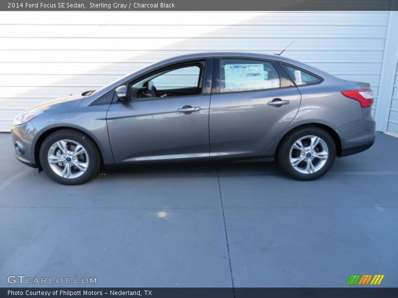 Sterling Gray / Charcoal Black 2014 Ford Focus SE Sedan
