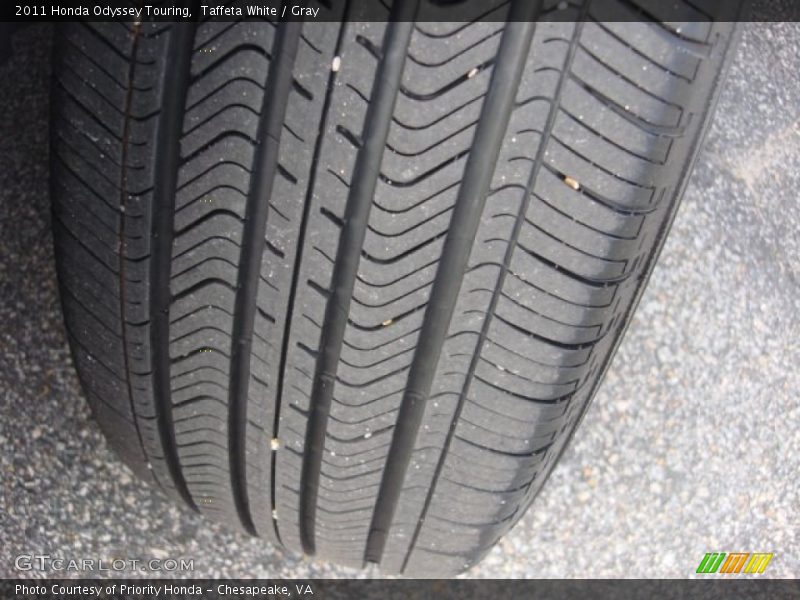 Taffeta White / Gray 2011 Honda Odyssey Touring