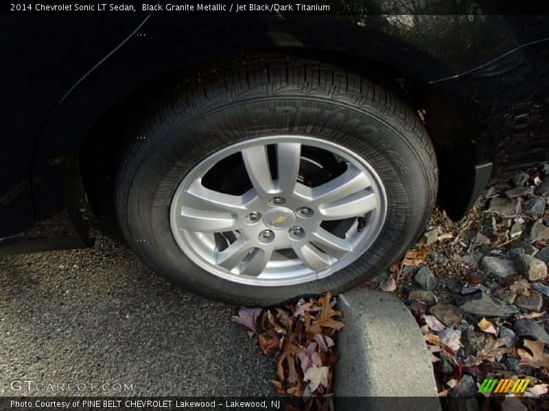 Black Granite Metallic / Jet Black/Dark Titanium 2014 Chevrolet Sonic LT Sedan