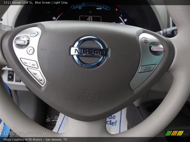 Blue Ocean / Light Gray 2011 Nissan LEAF SL