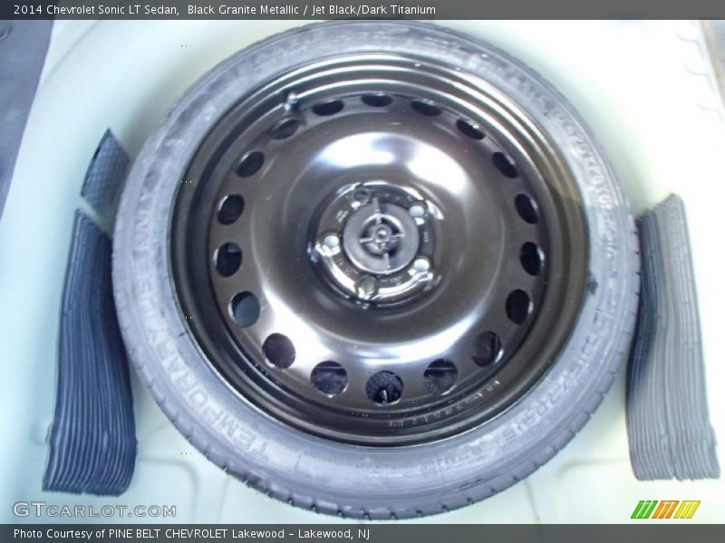Black Granite Metallic / Jet Black/Dark Titanium 2014 Chevrolet Sonic LT Sedan