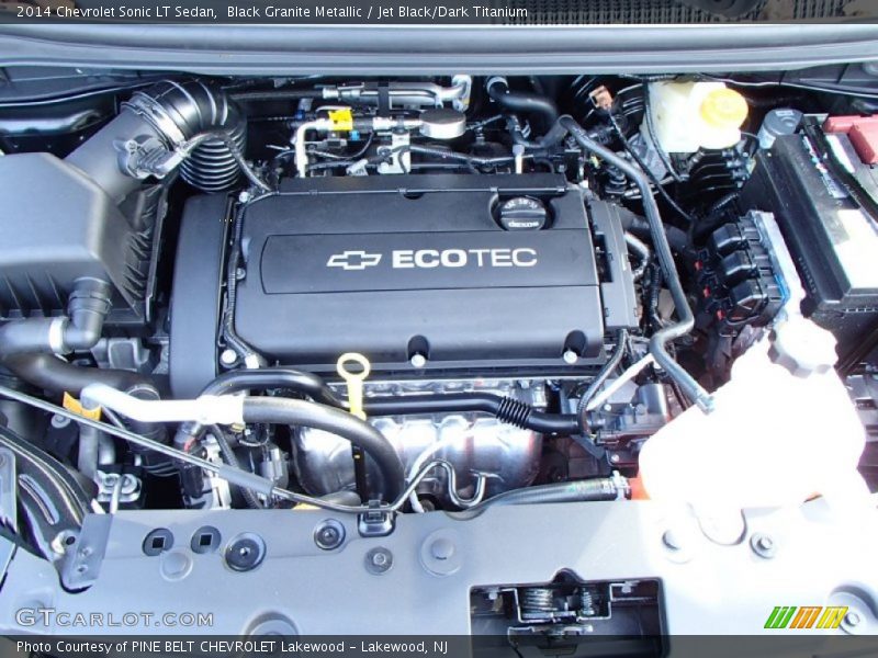 Black Granite Metallic / Jet Black/Dark Titanium 2014 Chevrolet Sonic LT Sedan