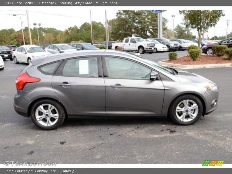 Sterling Gray / Medium Light Stone 2014 Ford Focus SE Hatchback