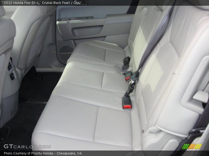 Crystal Black Pearl / Gray 2013 Honda Pilot EX-L