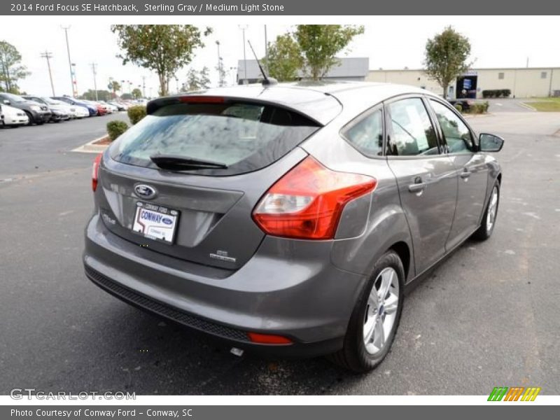 Sterling Gray / Medium Light Stone 2014 Ford Focus SE Hatchback