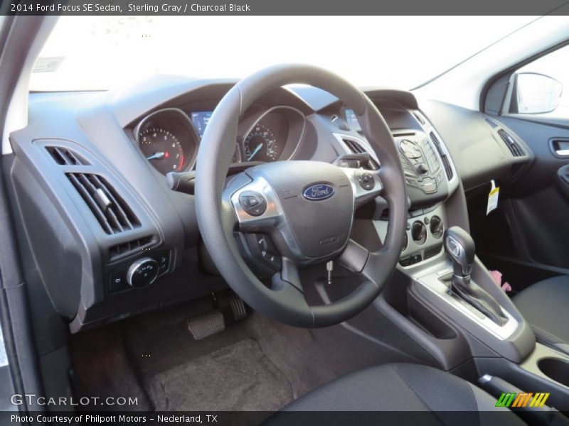 Sterling Gray / Charcoal Black 2014 Ford Focus SE Sedan
