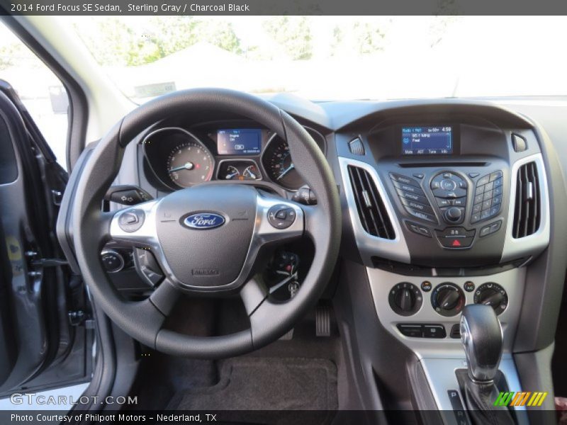 Sterling Gray / Charcoal Black 2014 Ford Focus SE Sedan