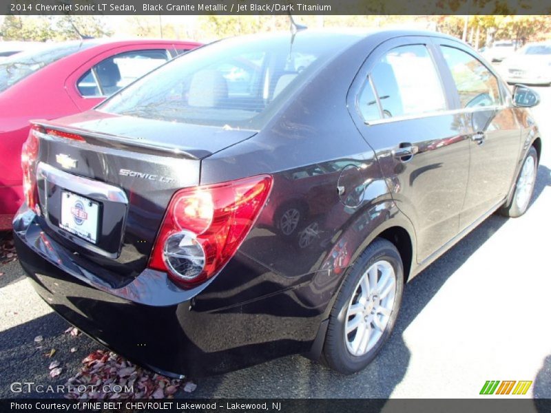 Black Granite Metallic / Jet Black/Dark Titanium 2014 Chevrolet Sonic LT Sedan