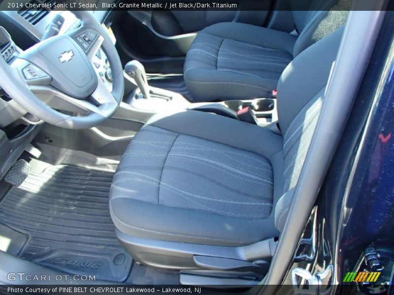 Black Granite Metallic / Jet Black/Dark Titanium 2014 Chevrolet Sonic LT Sedan