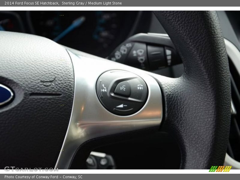 Sterling Gray / Medium Light Stone 2014 Ford Focus SE Hatchback