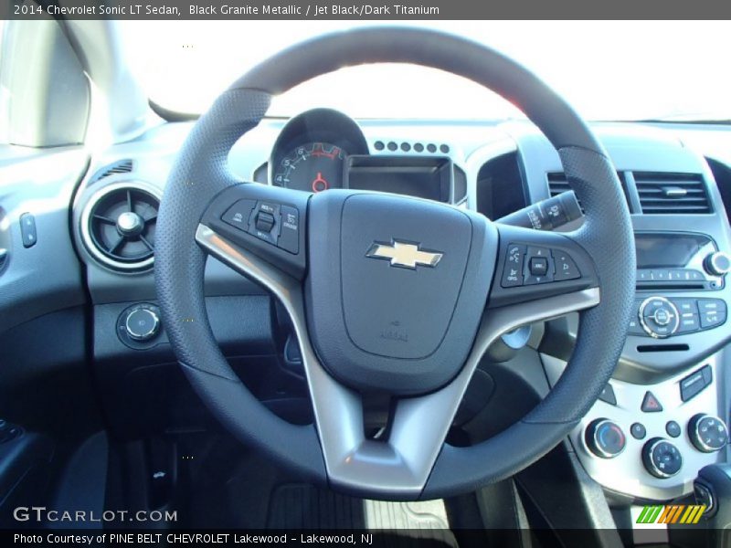 Black Granite Metallic / Jet Black/Dark Titanium 2014 Chevrolet Sonic LT Sedan