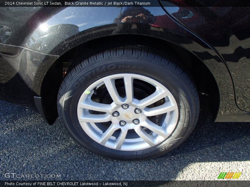Black Granite Metallic / Jet Black/Dark Titanium 2014 Chevrolet Sonic LT Sedan