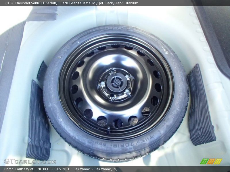 Black Granite Metallic / Jet Black/Dark Titanium 2014 Chevrolet Sonic LT Sedan
