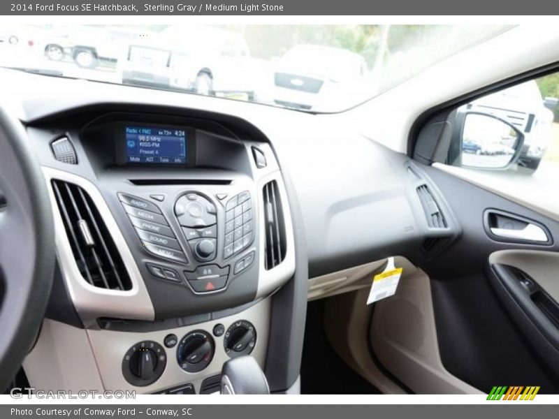 Sterling Gray / Medium Light Stone 2014 Ford Focus SE Hatchback