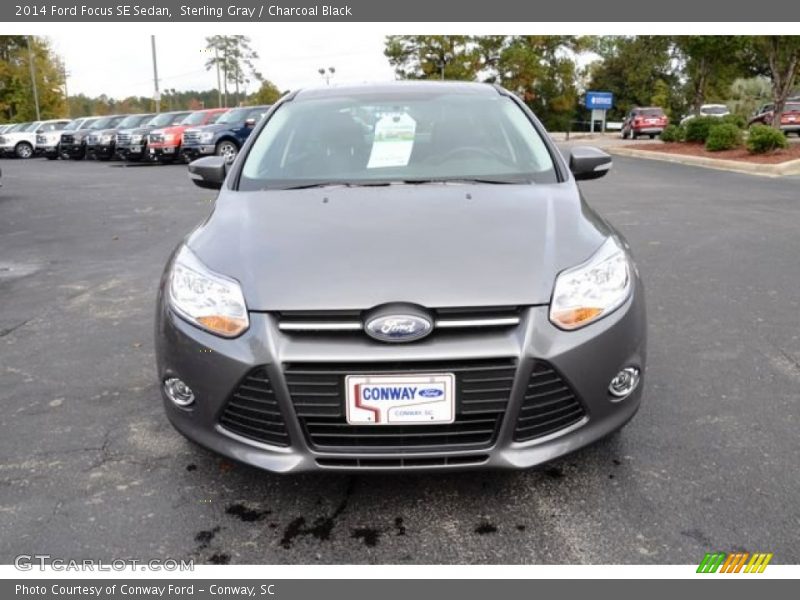 Sterling Gray / Charcoal Black 2014 Ford Focus SE Sedan