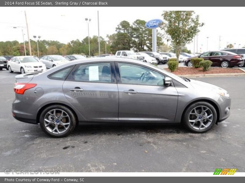 Sterling Gray / Charcoal Black 2014 Ford Focus SE Sedan