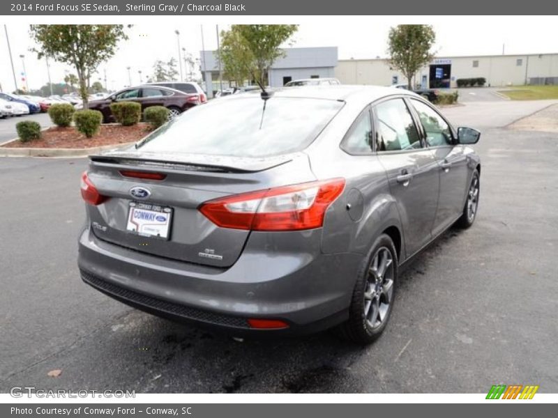 Sterling Gray / Charcoal Black 2014 Ford Focus SE Sedan