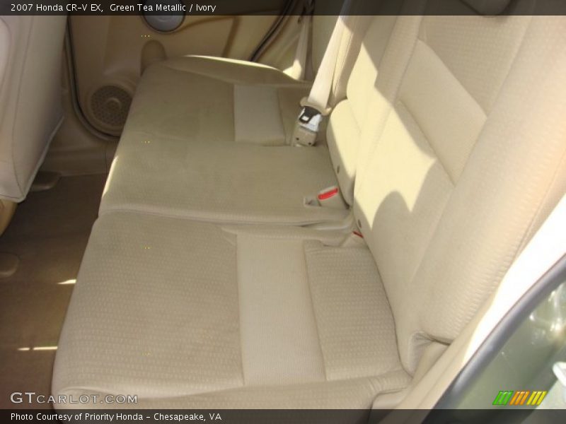 Green Tea Metallic / Ivory 2007 Honda CR-V EX