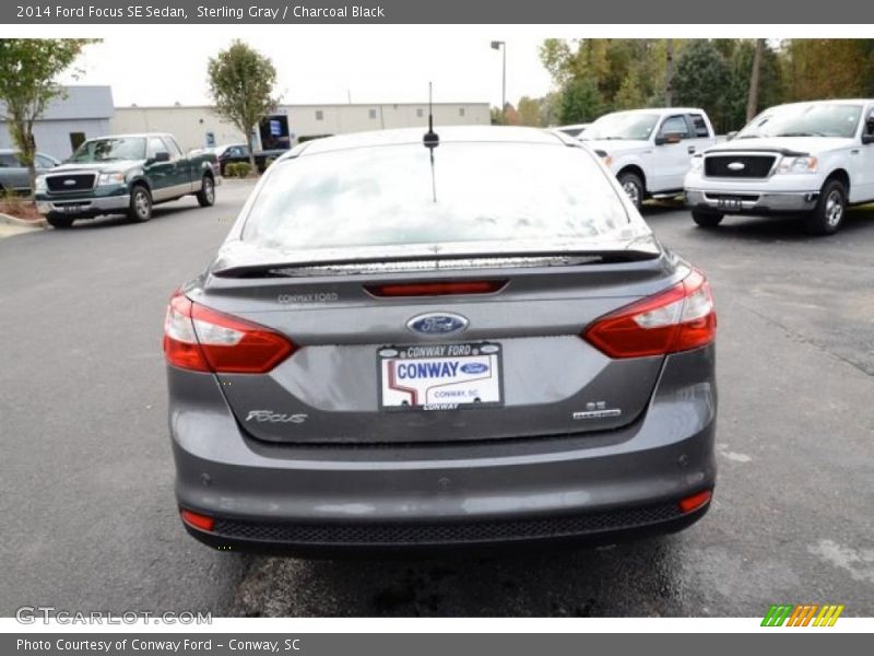 Sterling Gray / Charcoal Black 2014 Ford Focus SE Sedan