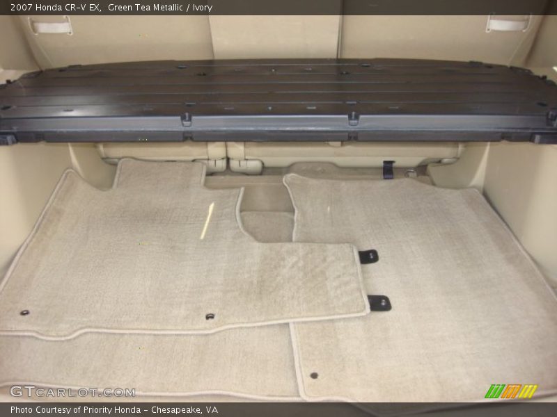 Green Tea Metallic / Ivory 2007 Honda CR-V EX