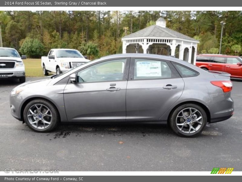 Sterling Gray / Charcoal Black 2014 Ford Focus SE Sedan