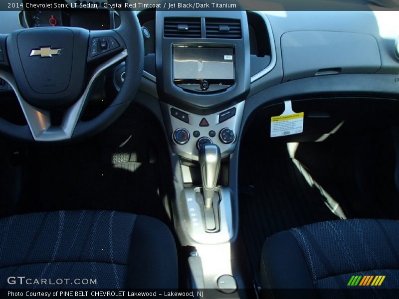 Crystal Red Tintcoat / Jet Black/Dark Titanium 2014 Chevrolet Sonic LT Sedan