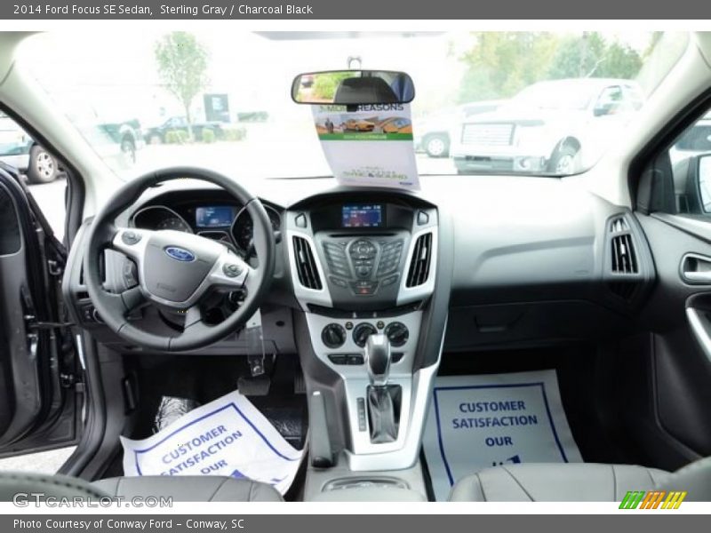 Sterling Gray / Charcoal Black 2014 Ford Focus SE Sedan