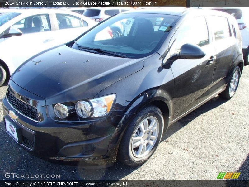 Black Granite Metallic / Jet Black/Dark Titanium 2014 Chevrolet Sonic LT Hatchback
