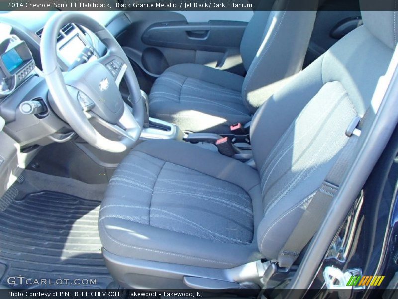 Black Granite Metallic / Jet Black/Dark Titanium 2014 Chevrolet Sonic LT Hatchback