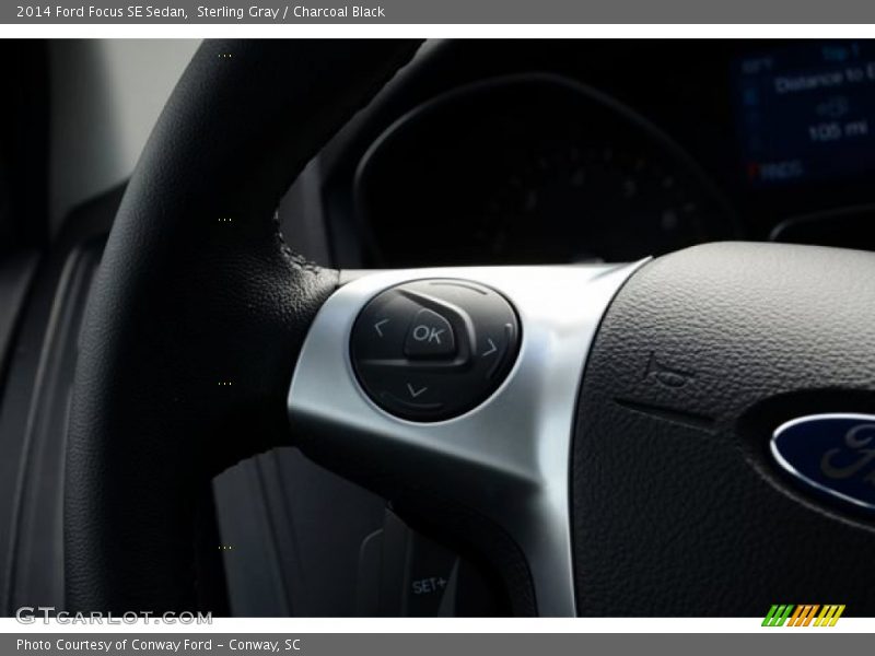 Sterling Gray / Charcoal Black 2014 Ford Focus SE Sedan