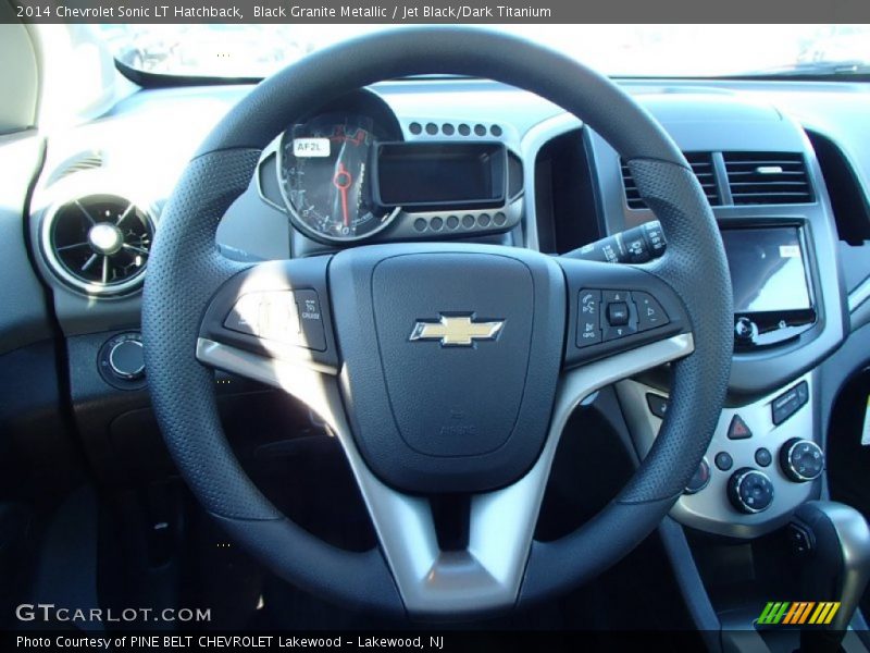Black Granite Metallic / Jet Black/Dark Titanium 2014 Chevrolet Sonic LT Hatchback
