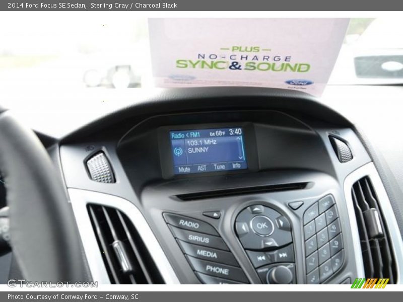 Sterling Gray / Charcoal Black 2014 Ford Focus SE Sedan