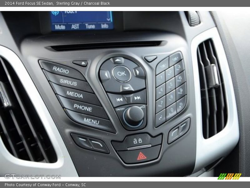 Sterling Gray / Charcoal Black 2014 Ford Focus SE Sedan