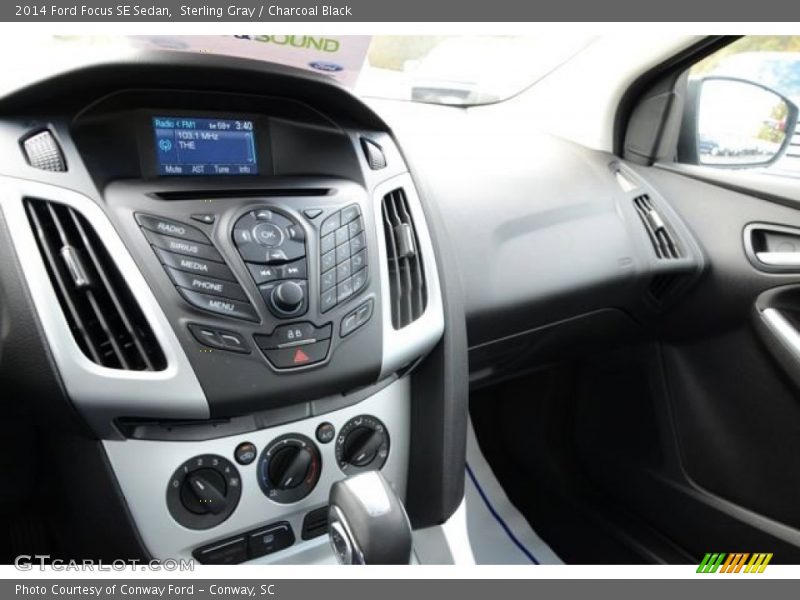 Sterling Gray / Charcoal Black 2014 Ford Focus SE Sedan