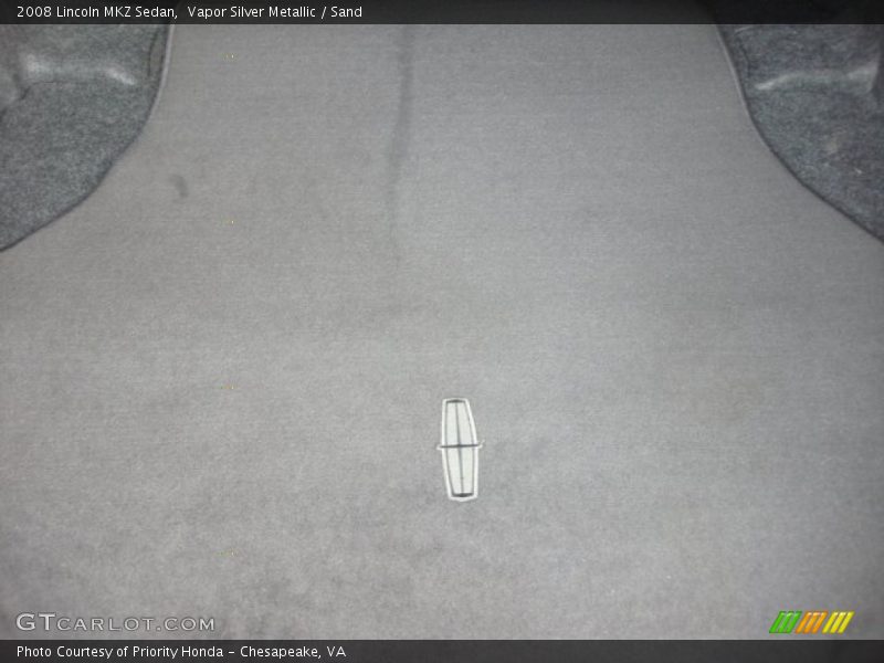 Vapor Silver Metallic / Sand 2008 Lincoln MKZ Sedan
