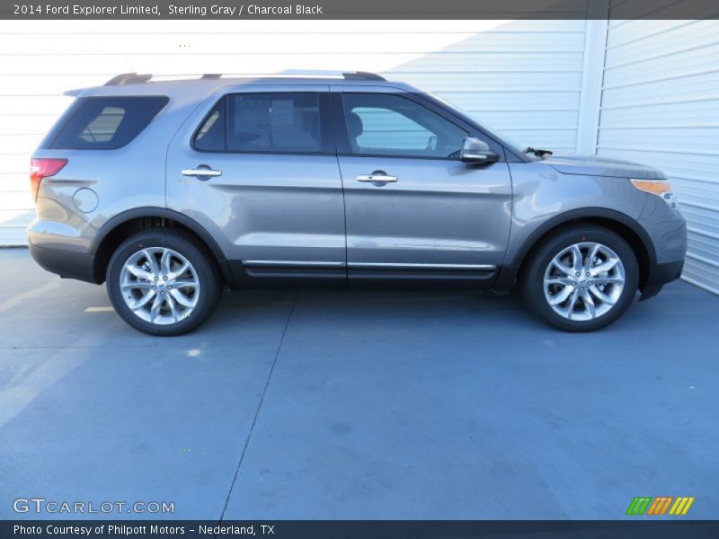 Sterling Gray / Charcoal Black 2014 Ford Explorer Limited