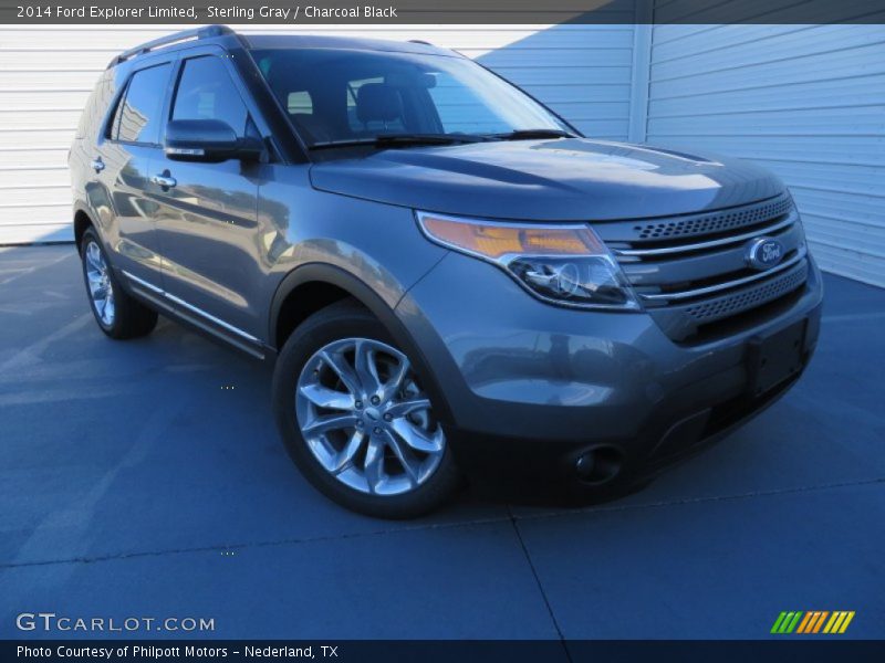 Sterling Gray / Charcoal Black 2014 Ford Explorer Limited