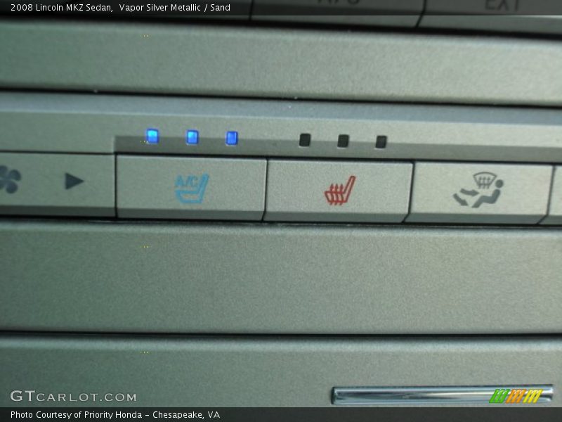 Vapor Silver Metallic / Sand 2008 Lincoln MKZ Sedan