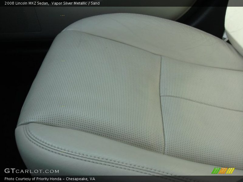 Vapor Silver Metallic / Sand 2008 Lincoln MKZ Sedan