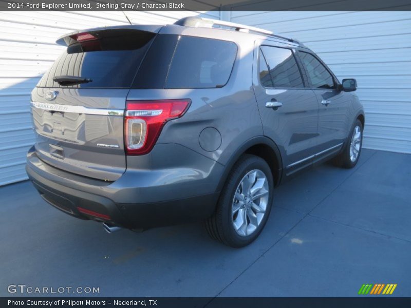 Sterling Gray / Charcoal Black 2014 Ford Explorer Limited