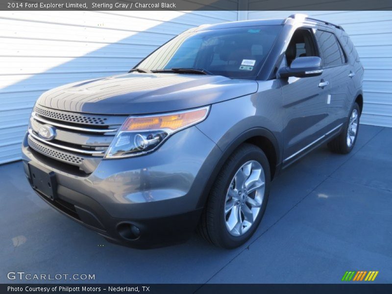 Sterling Gray / Charcoal Black 2014 Ford Explorer Limited