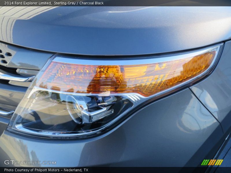 Sterling Gray / Charcoal Black 2014 Ford Explorer Limited